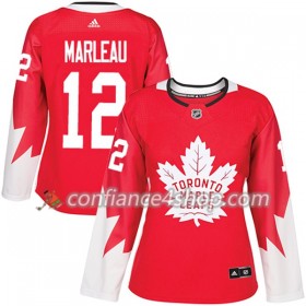 Adidas Maillot de Hockey Toronto Maple Leafs Patrick Marleau 12 2017-2018 Rouge Alternate Authentic - Femme